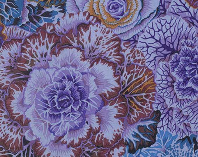 OOP FABRIC:  Brassica DARK by Philip Jacobs for the Kaffe Fassett Collective