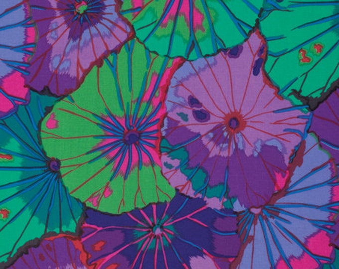 FABRIC:  Lotus Leaf PURPLE by Kaffe Fassett for the Kaffe Fassett Collective