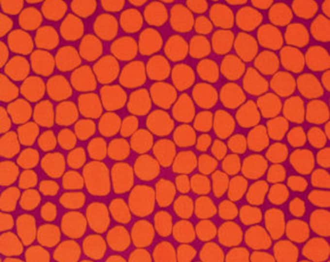 OOP FABRIC:  Jumble ORANGE by Brandon Mably for the Kaffe Fassett Collective