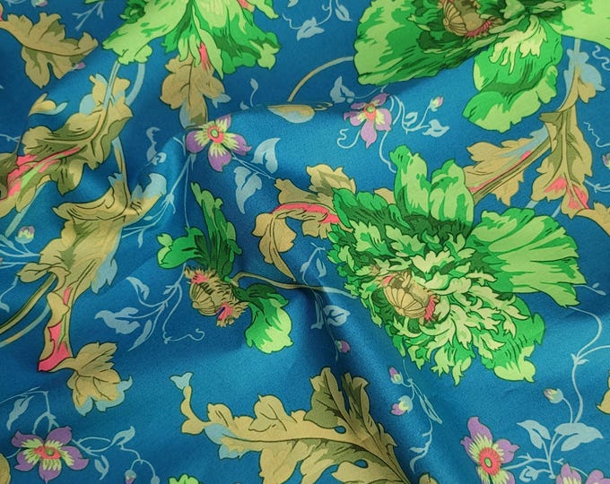 FABRIC:  Papaver GREEN Philip Jacobs for the Kaffe Fassett Collective