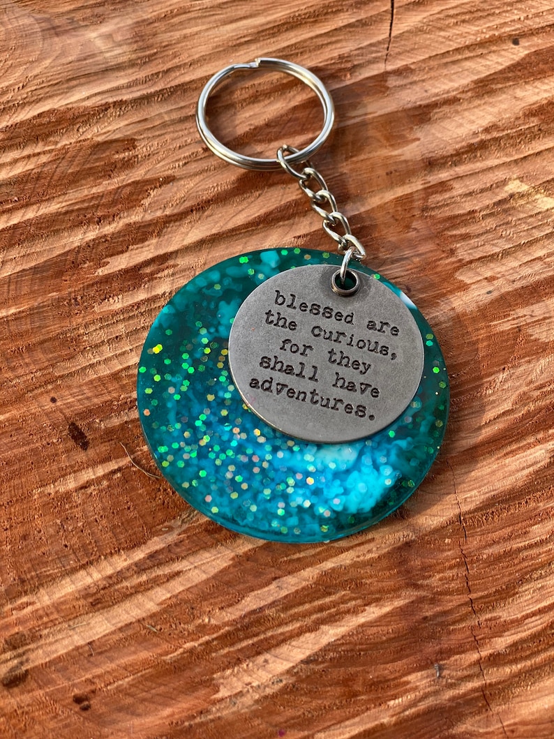 Motivational quote keychain Etsy