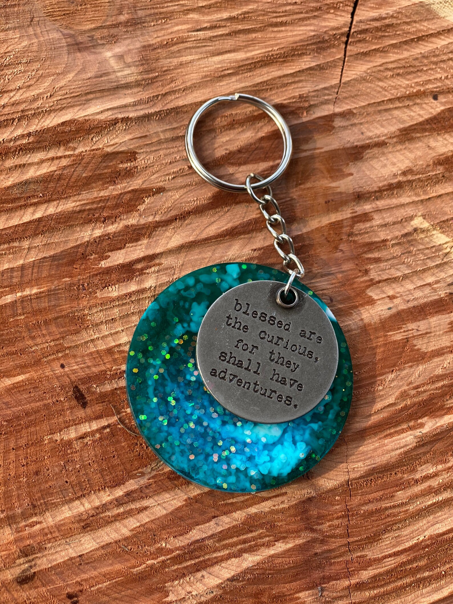 Motivational quote keychain Etsy