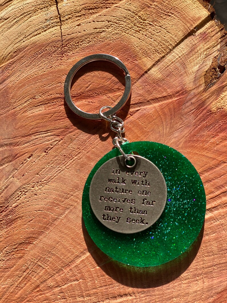 Motivational quote keychain Etsy