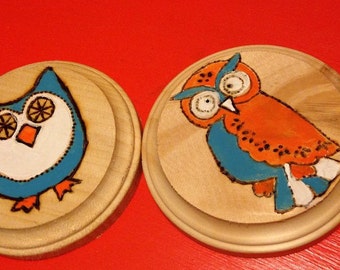 Owl coasters