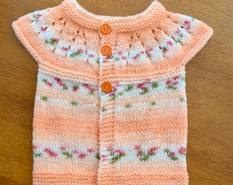 Baby Cardigan Newborn Baby. Newborn. Baby. Jumper. Top. Knitted Baby Clothes.