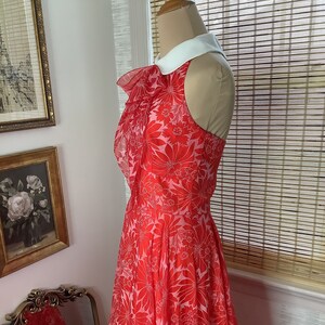 70s Bow Collar Dress Etsy