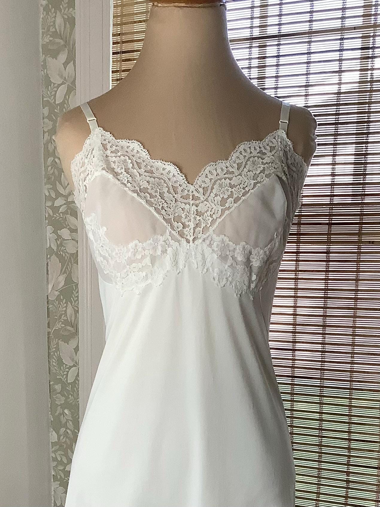 Vintage White Slip - Etsy