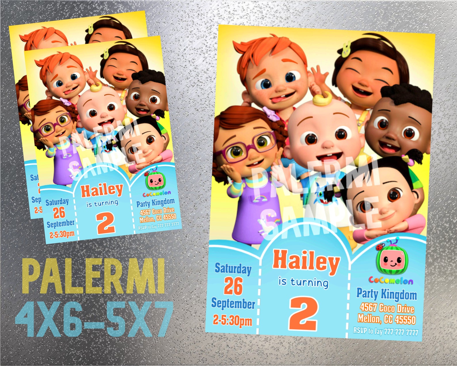 COCOMELON Birthday Invitation Cocomelon Invitation Digital | Etsy