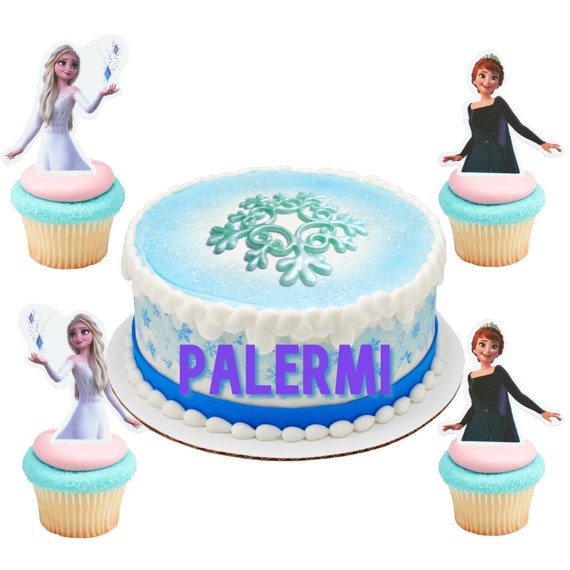 24 sets Perfect for FROZEN style cake Snowflake cake decorations toppers 6,12