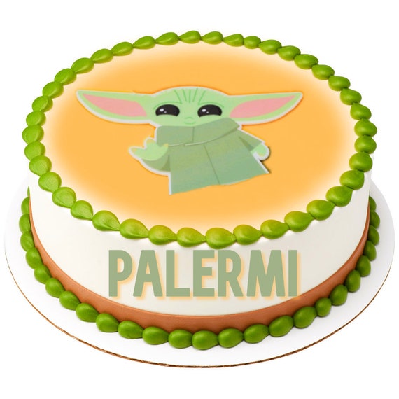 The Mandalorian Cake Topper Baby Yoda Cake Topper The Child Etsy