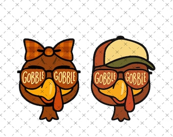 Gobble Gobble PNG, Turkey Svg, Thanksgiving SVG PNG, Thanksgiving svg, Turkey Gobble svg, Digital Download, Cricut Svg, Sublimation