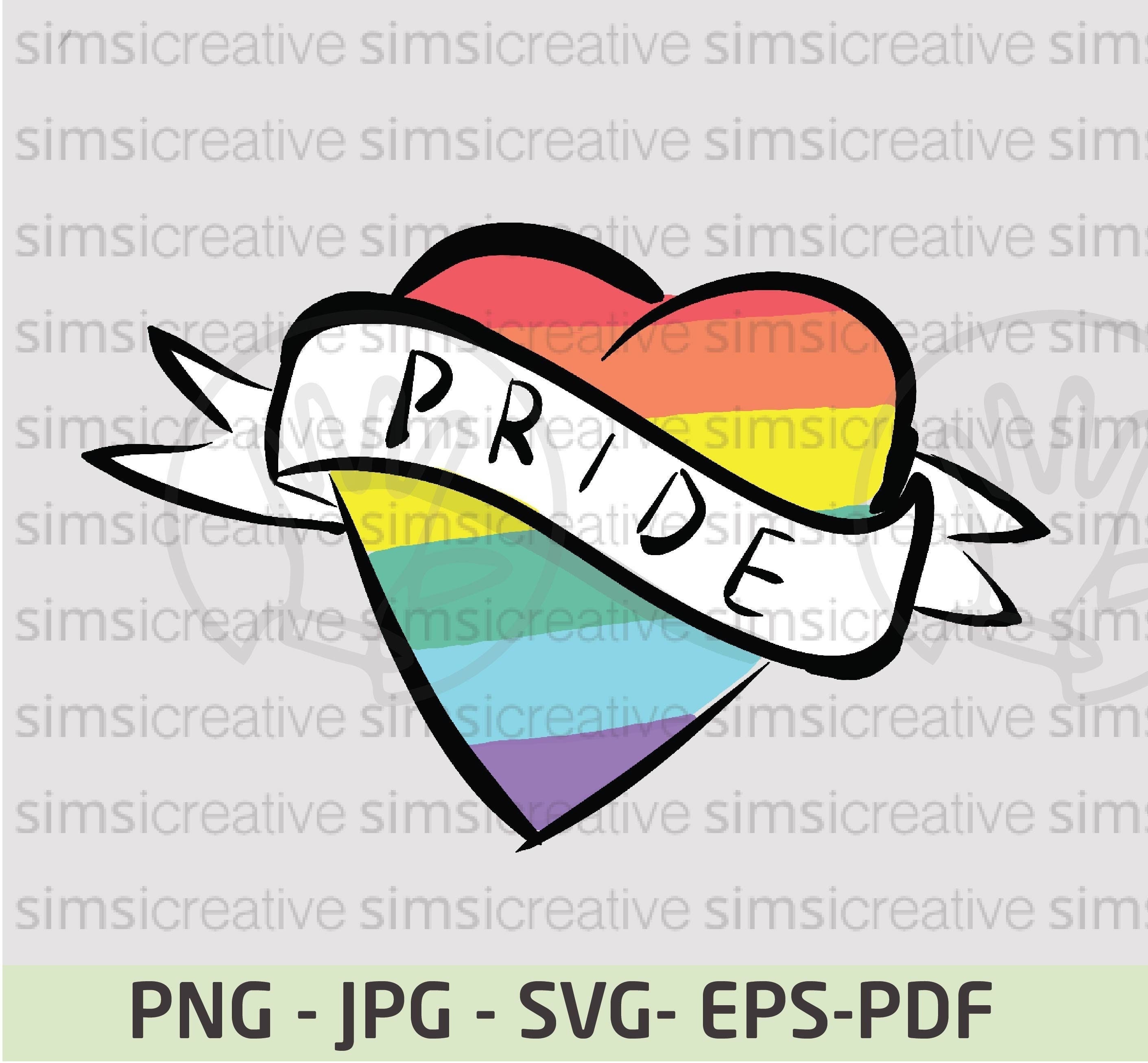 Pride Heart Svg Png, Love is Love, LGBTQ Svg Png, LGBTQ Pride Svg Png ...
