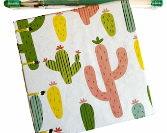Cactus Journal and Paper Clips