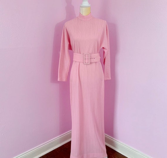 bubblegum pink bodycon dress