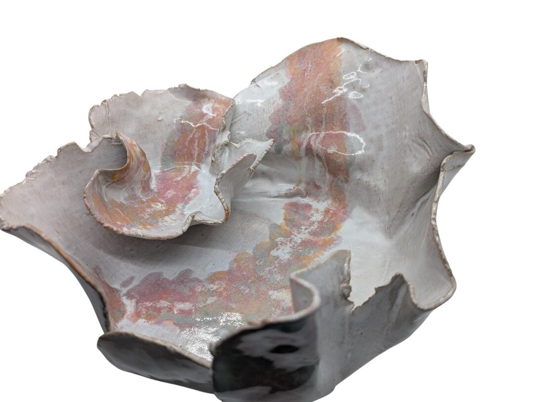 One-of-a-kind Handcrafted Porcelain Art Sculpture | Organic Abstract ...