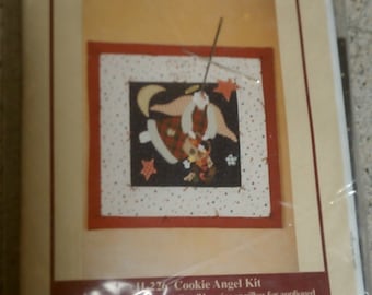 Cookie angel quilt, quilt wall hanging kit, Hickory Stick quilt kit, cookie angel quilt kit, quilting kit, Angel quilt