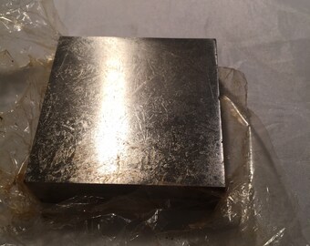 Metal jewelry stamping block, 2 1/2” stamping block