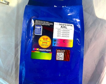 Brother LC3029 Ink Cartridges: Black, Magenta, Cyan, Yellow 3-Pack