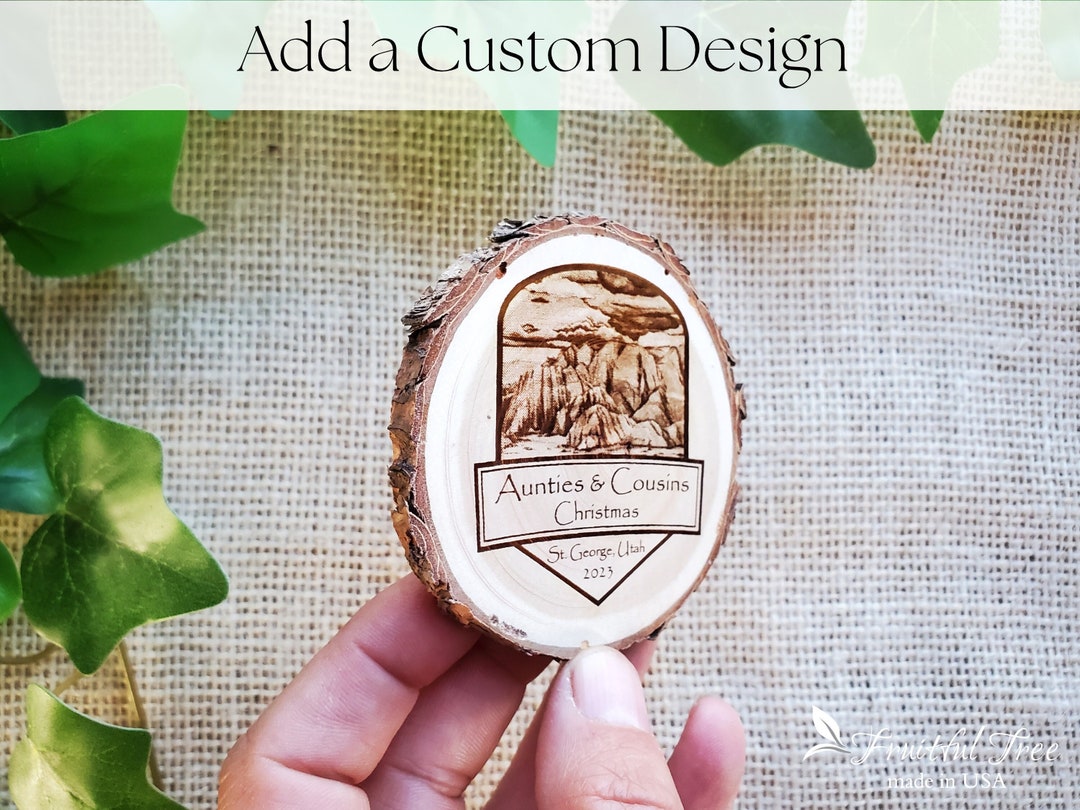 Bulk Custom Engraved Wooden Personalized Family Reunion
