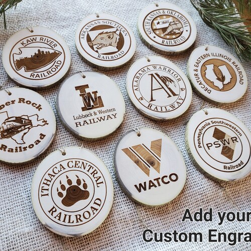 Custom Ornaments Bulk Christmas Ornaments With Business Logo Etsy