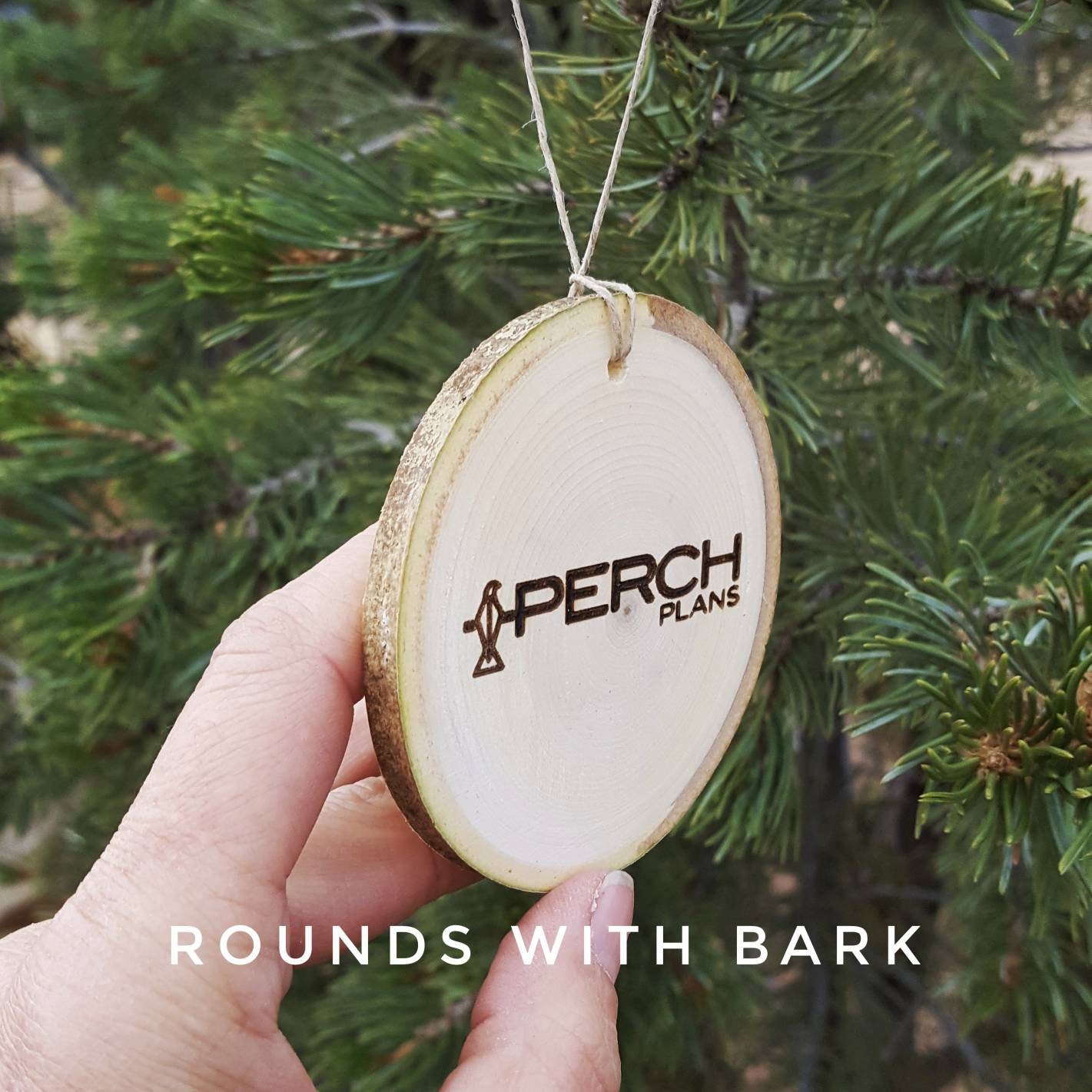 Logo Christmas Ornaments No Minimum 