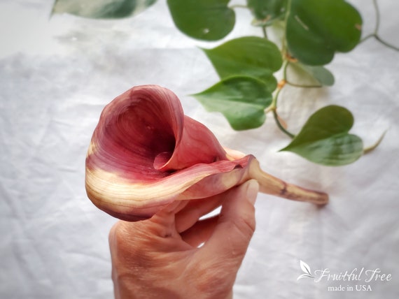 Calla Lily Flower All Natural Handcarved Cedar Wood 6 Year Personalized  Anniversary Forever Flower Gift for Her Wedding Anniversary Memento 