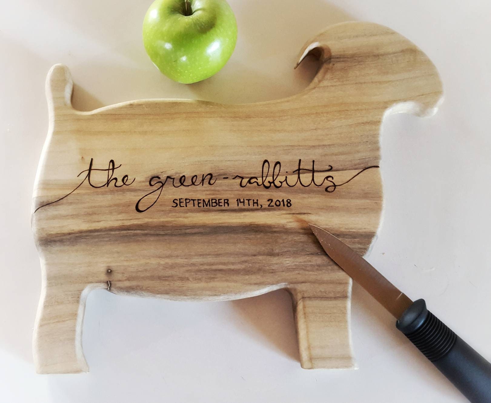 Wood Goat cutting board Cheeseboard Handmade Salvaged Maple Etsy