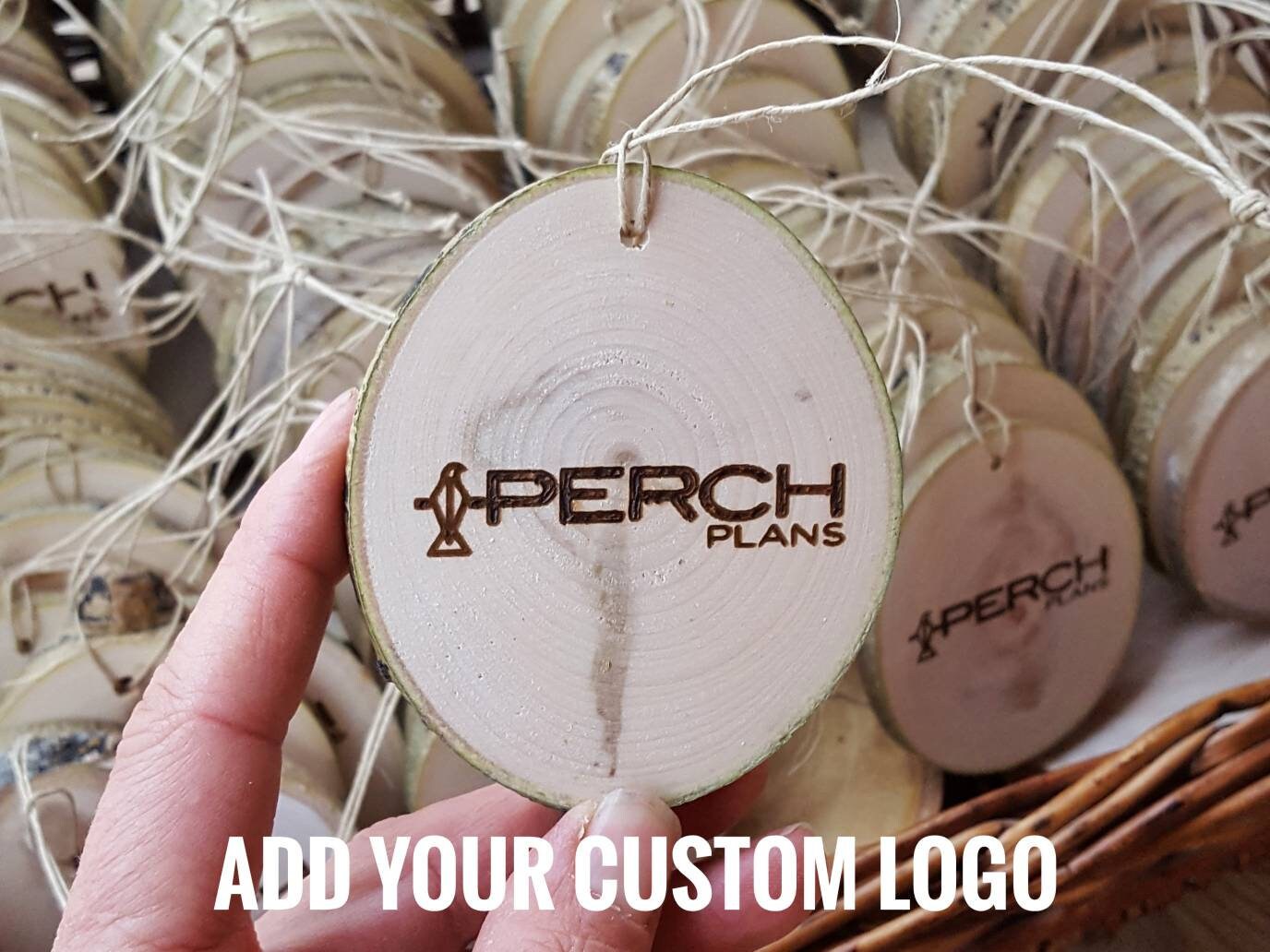 BulkCustom Logo Ornaments Custom Designed Wood Ornaments Etsy