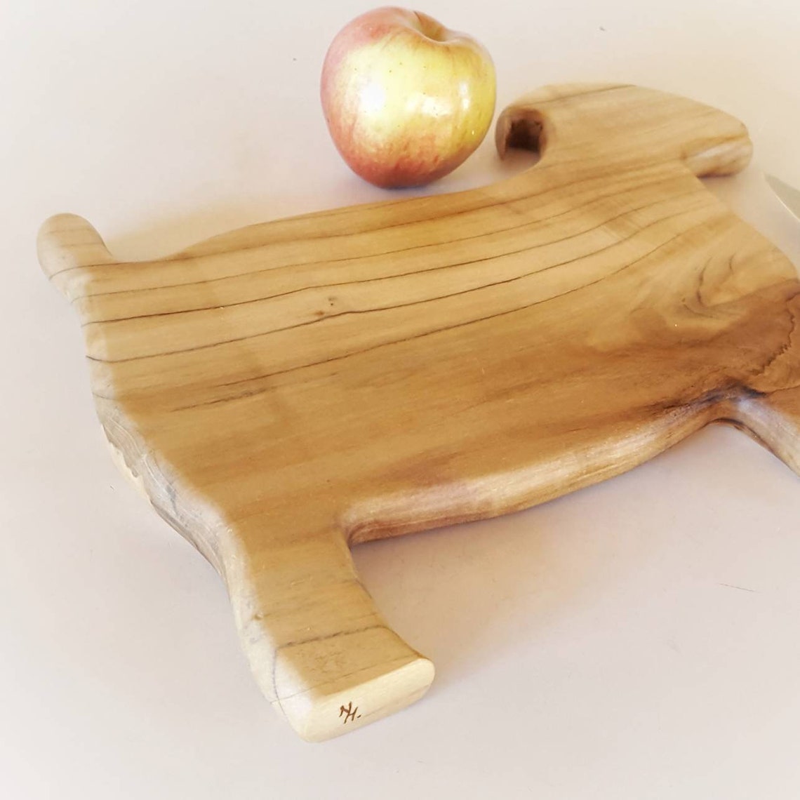 Wood Goat cutting board Cheeseboard Handmade Salvaged Maple Etsy