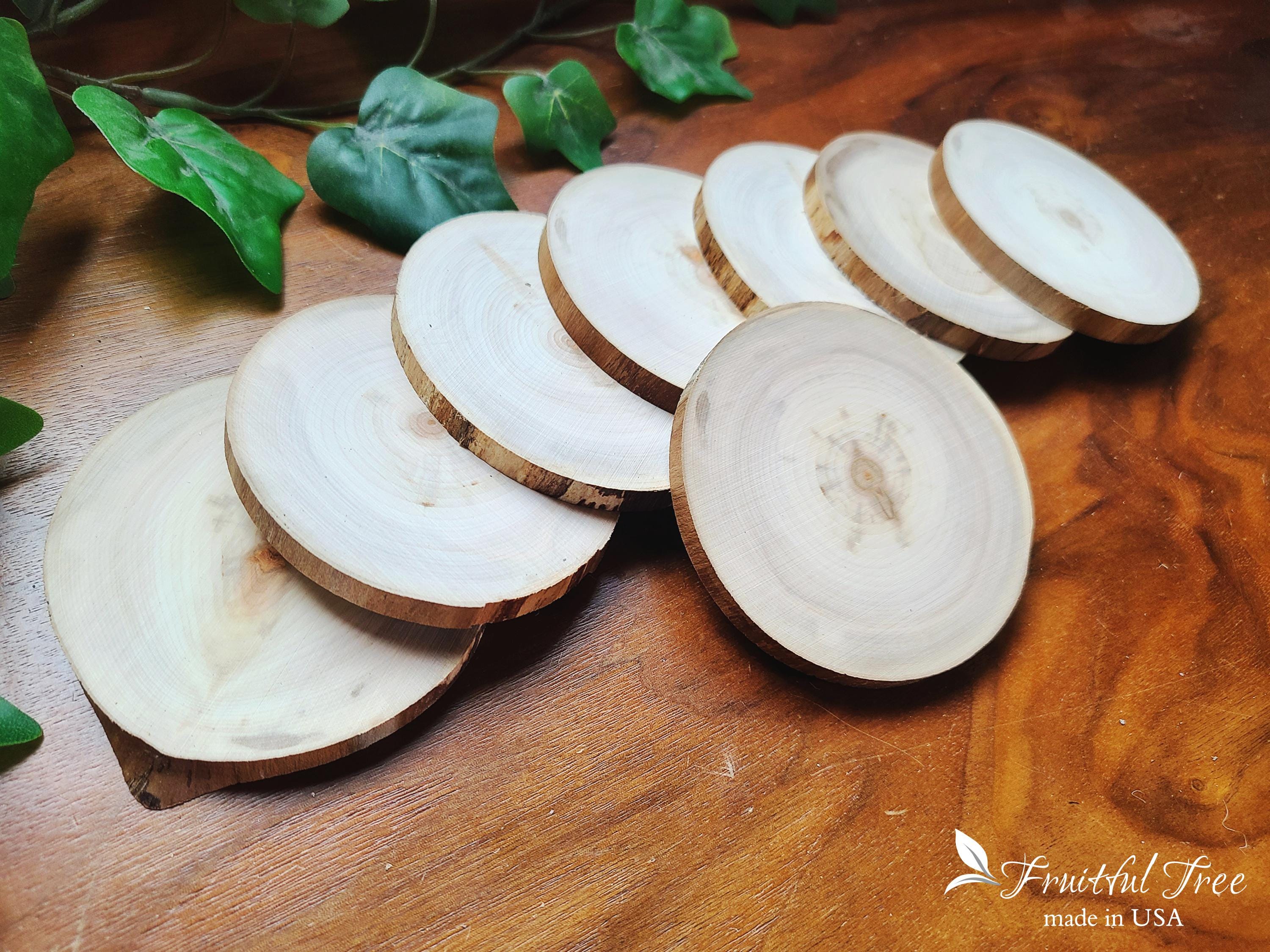 90 Pcs 3 Inch Unfinished Wood Circles - Smooth Sanded Blank Wood Slices For DIY Crafts & Painting - View #8