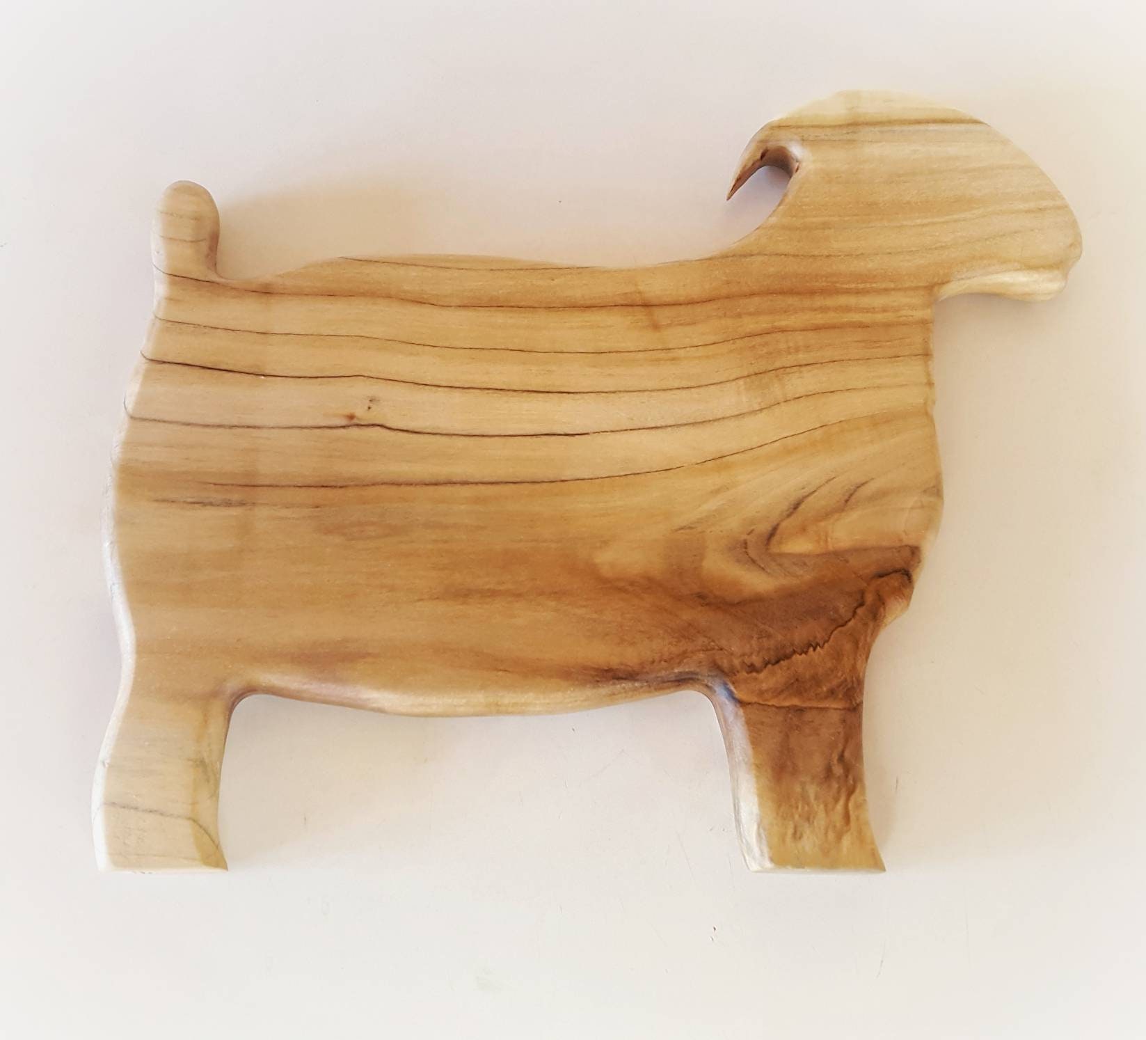 Wood Goat cutting board Cheeseboard Handmade Salvaged Maple Etsy