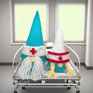 Handmade Crocheted Doctor and Nurse Plushies - Perfect Gift for Medical Professionals