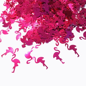 Hot Pink Flamingo Glitter 12mm x 6mm
