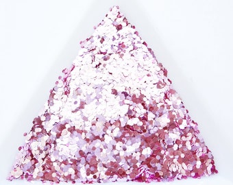 Ice Pink Loose Glitter .040" Hex 1mm 1/24