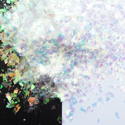 Iridescent Flakes, Mylar Flakes, Cellophane Shards