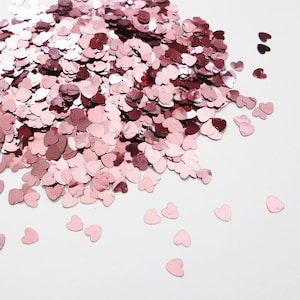 Heart Confetti Hot Pink 14G 5PKS, 25 - Kroger