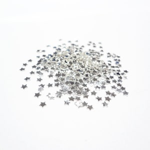 1.5mm Silver Tiny Star Studs, Nail Art Decorations
