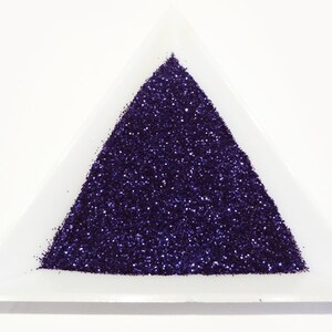 Midnight Blue Loose Ultra Fine Glitter .008&quot; Hex 0.2mm 1/128
