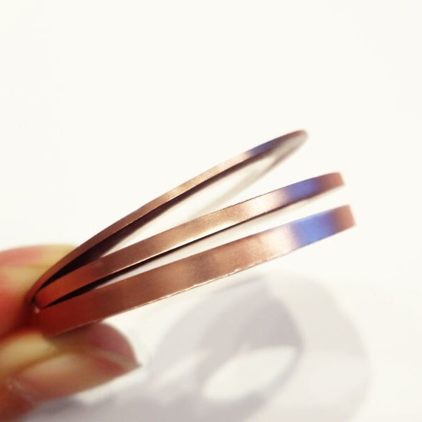 Matte Rose Gold Nail Tape, Choose thickness 1mm, 2mm, or 3mm