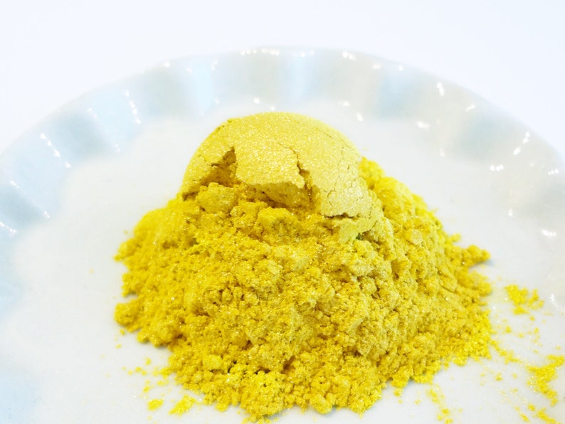 Egg Yolk Yellow Pigment Powder Resin Colorant Pearl Color Etsy