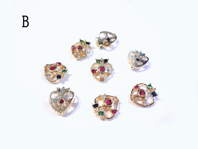 Sailor Moon Metal Nail Decoration with Zircon Gemstones | Etsy