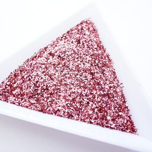 Sweet Pink Loose Glitter .015 Hex 0.4mm 1/64 image 2