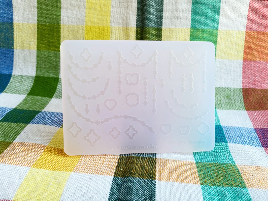 Beads Chain Bits Silicone Mold UV Resin Toploader Etsy