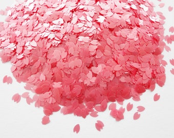 が大特価！ Pink Deep Translucent Cherry Glitter Petals Flower Blossom その他