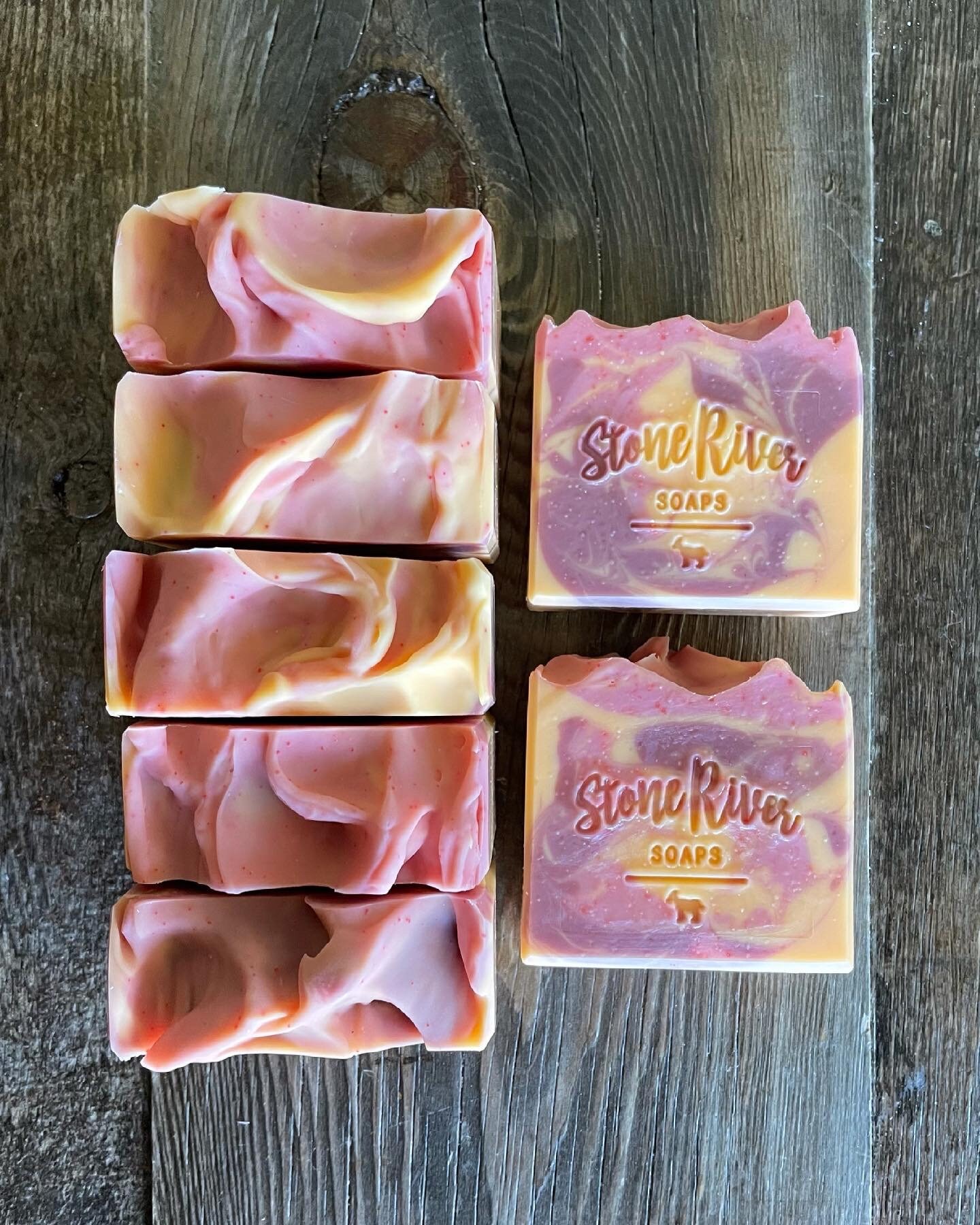 Juicy Papaya Mango Goat Milk Soap
