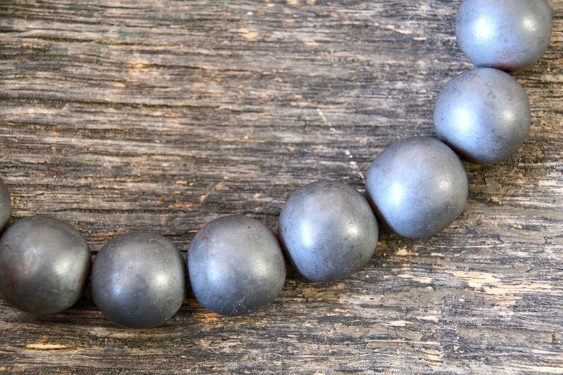 Hematite Matte Bracelet 12mm