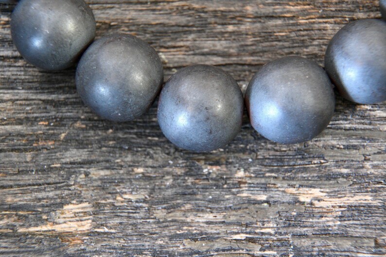 Hematite Matte Bracelet 12mm