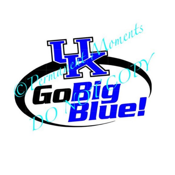 Svg Studio University Of Kentucky Go Big Blue Scalable Vector Etsy