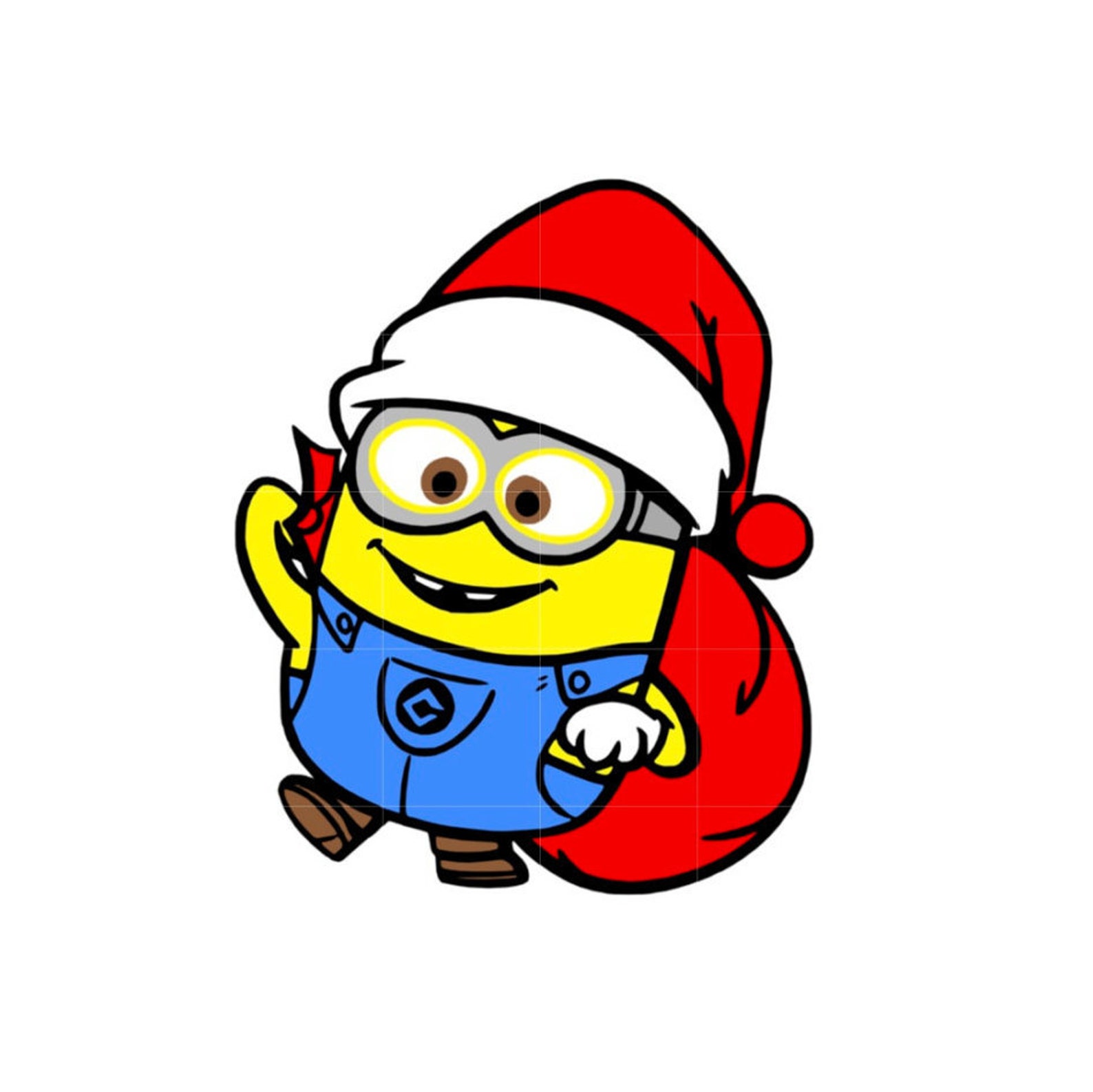 SVG STUDIO Christmas Despicable Me Minion Vector Instant | Etsy