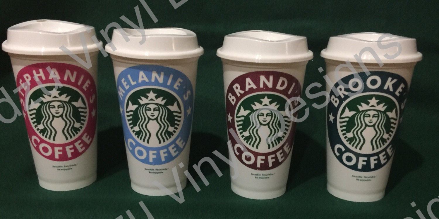 WINTER SALEstarbucks personalized cup monogram cup Etsy